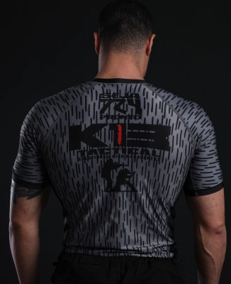 Rain Drop Camo 724 Rashguard Steel Gray