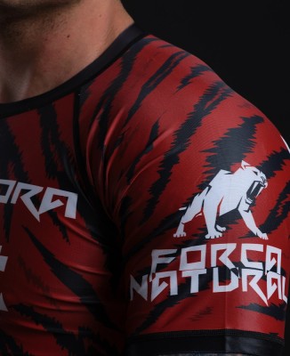 TIGER STRIPED RED Rashguard