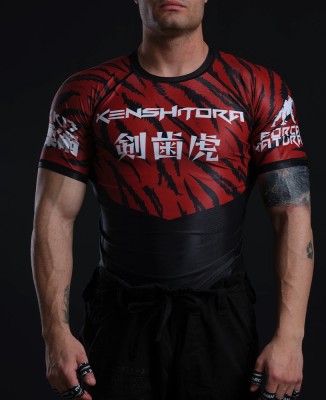 TIGER STRIPED RED Rashguard