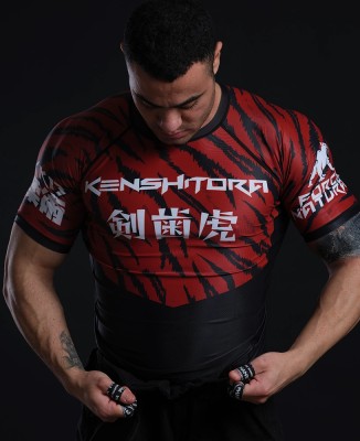 TIGER STRIPED RED Rashguard