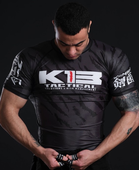 K13 BLACK TS CAMO RASHGUARD