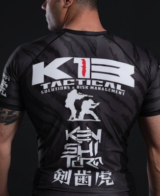 K13 BLACK TS CAMO RASHGUARD